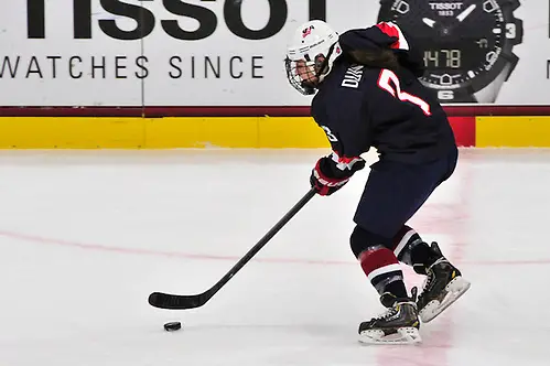 2015 IIHF U18 Women's World Championship USA vs Canada- #3 Jincy Dunne two goals including the game winner; Copyright 2015 Angelo Lisuzzo (Angelo Lisuzzo)
