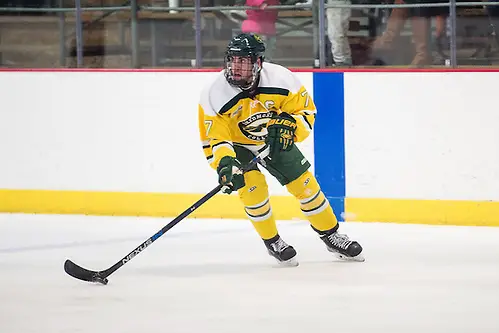 Senior captain Anthony Bird of Skidmore Senior captain Anthony Bird has led his young Thoroughbreds. (Erin Covey)