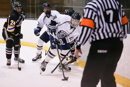 Trevor Hills of Geneseo Trevor Hills is among a talented group of forwards looking to help Geneseo repeat as conference champions in the SUNYAC. (Tim Brule)