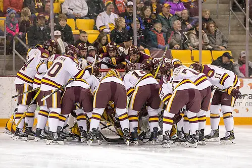 7 Jan 17:  The University of Minnesota Duluth Bulldogs host the Colorado College Tigers in an NCHC match up at Amsoil Arena in Duluth, MN. (Jim Rosvold)