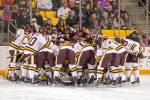 7 Jan 17: The University of Minnesota Duluth Bulldogs host the Colorado College Tigers in an NCHC match up at Amsoil Arena in Duluth, MN. (Jim Rosvold)