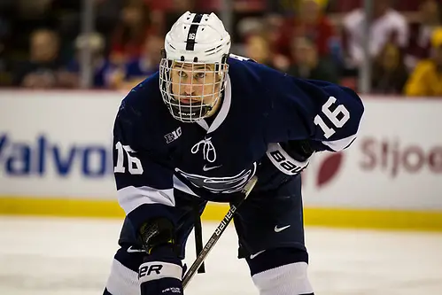 Photo By: Tim Brule 2017.03.18 BIG TEN CHAMPIONSHIP. PSU vs WISC. JOE LOUIS ARENA, DETROIT MI. (Tim Brule)