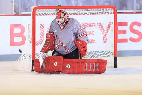 Kassidy Sauve of The Ohio State University women's hockey team. (www.BigTenPhoto.com / Walt Middleton Photography 2011)