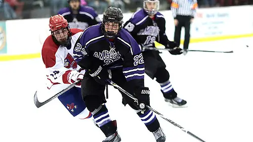Forward David White of Amherst Forward David White of Amherst (Eric Miller/Amherst Athletics)