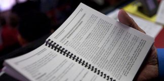 16 Dec 11: Reviewing the NCAA Rule Book. The St. Cloud State Huskies host the Denver University Pioneers in a WCHA match up at the National Hockey Center in St. Cloud, MN. (Jim Rosvold)