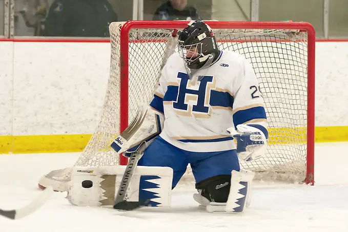 Goalie Evan Buitenhuis of Hamilton. (Michael P. Doherty)