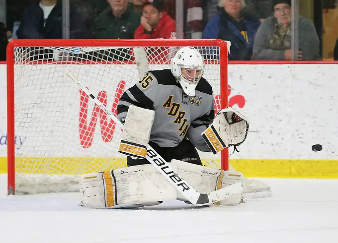 Kevin Entmaa of Adrian (Mike Dickie/Adrian Athletics)