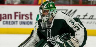 John Lethemon of Michigan State (Andrew Knapik/MiHockeyNow) ((Andrew Knapik/MiHockeyNow))