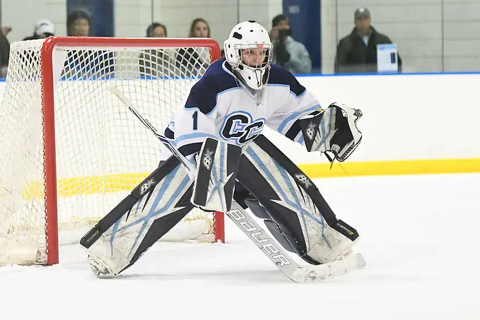 Bailey Mertz of Connecticut College, Amherst vs. Connecticut College Camels  New London, Connecticut. (Geoffrey Bolte / Clarus Studios Inc.)