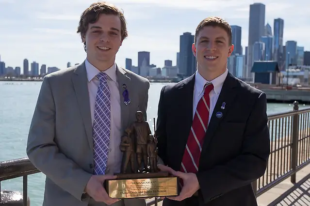 7 Apr 17: The Hockey Humanitarian Award Presentation at the Aon Ballroom on Navy Pier in Chicago, IL. (Jim Rosvold/Hockey Humanitarian Award)