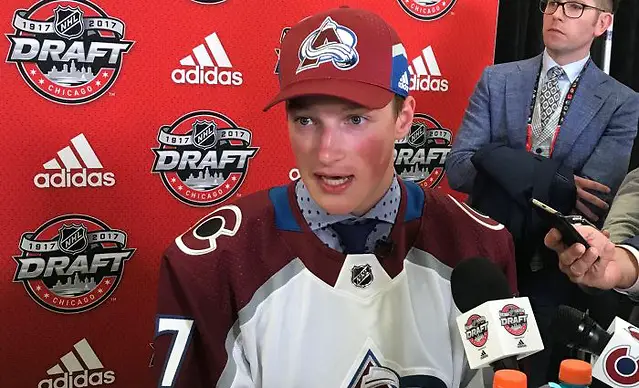 Photo By: College Hockey Inc. Massachusetts recruit Cale Makar was the fourth overall pick in the 2017 NHL Draft, going to Colorado. (College Hockey Inc.)