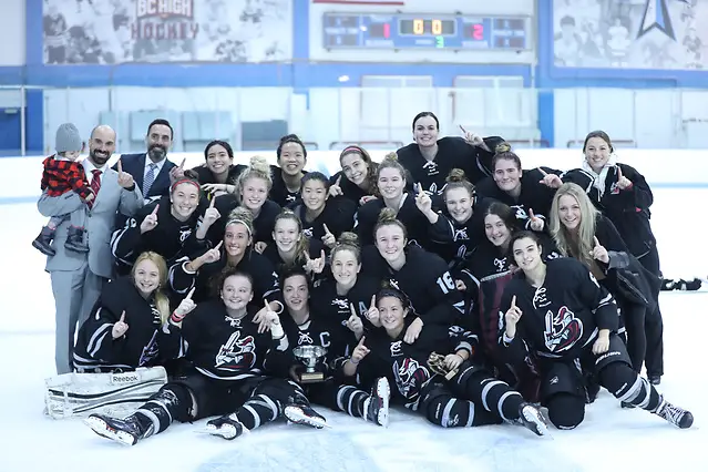 Manhattanville celebrates winning the Codfish Bowl. (Manhattanville Athletic Communications)