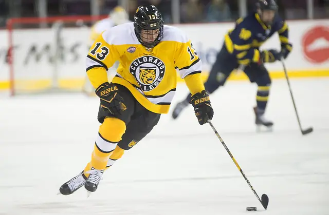 Colorado College Hockey, 2017-18 Colorado College vs Merrimac, Dec. 30, 2017 Broadmoor World Arena, (Casey B Gibson/Photo by Casey B. Gibson Casey B. Gibson)
