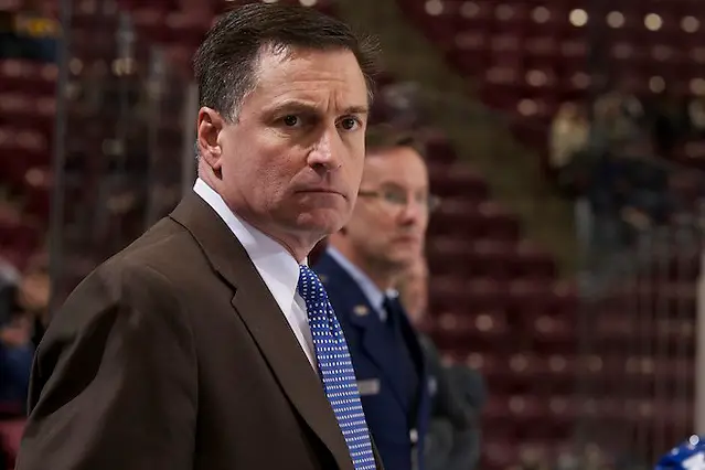 30 Dec 12: Frank Serratore (Air Force - Head Coach).  The University of Alabama-Huntsville Chargers play against the Air Force Falcons in the Mariucci Classic in Minneapolis, MN. (Jim Rosvold)