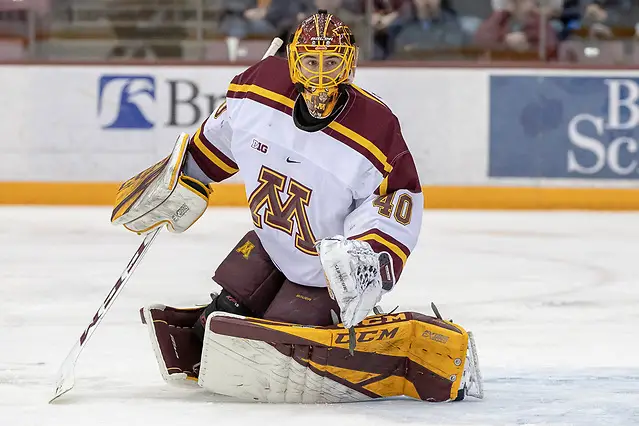 4 Jan 19: The University of Minnesota Golden Gophers host the Penn State University Nittany Lions in B1G matchup at 3M at Mariucci Arena in Minneapolis, MN (Jim Rosvold)