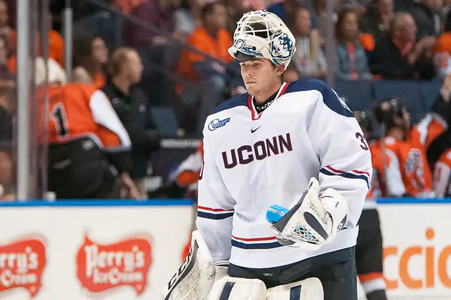 Adam Huska (30 - UConn) (Omar Phillips)