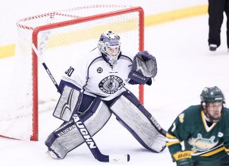 Geneseo goaltender Devin McDonald (Geneseo Athletics)