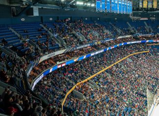 The Key Bank Center hosts the 2019 Frozen Four (Omar Phillips)