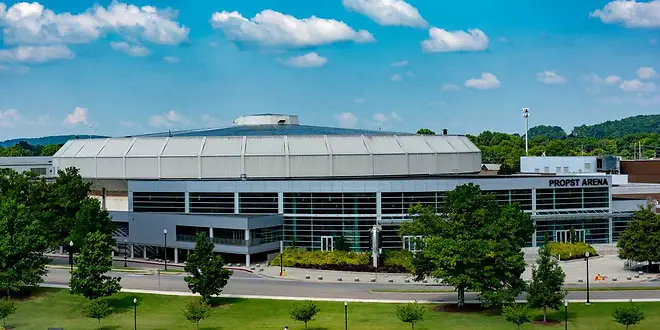 The Von Braun Center is located roughly four miles from the Alabama Huntsville campus (photo: vonbrauncenter.com)
