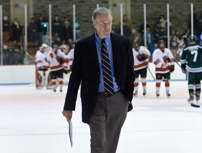 Dartmouth head coach, Bob Gaudet. (Shelley M. Szwast)