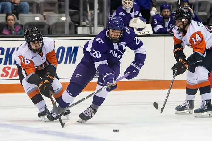 Noah Delmas (20 - Niagara University), Zach Salloum (18 - RIT) (2019 Omar Phillips)