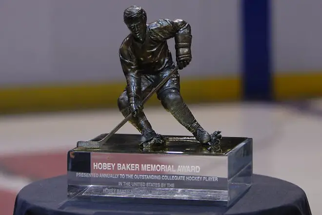 The Hobey Baker Award, photographed in 2006 in Milwaukee. (Jim Rosvold)