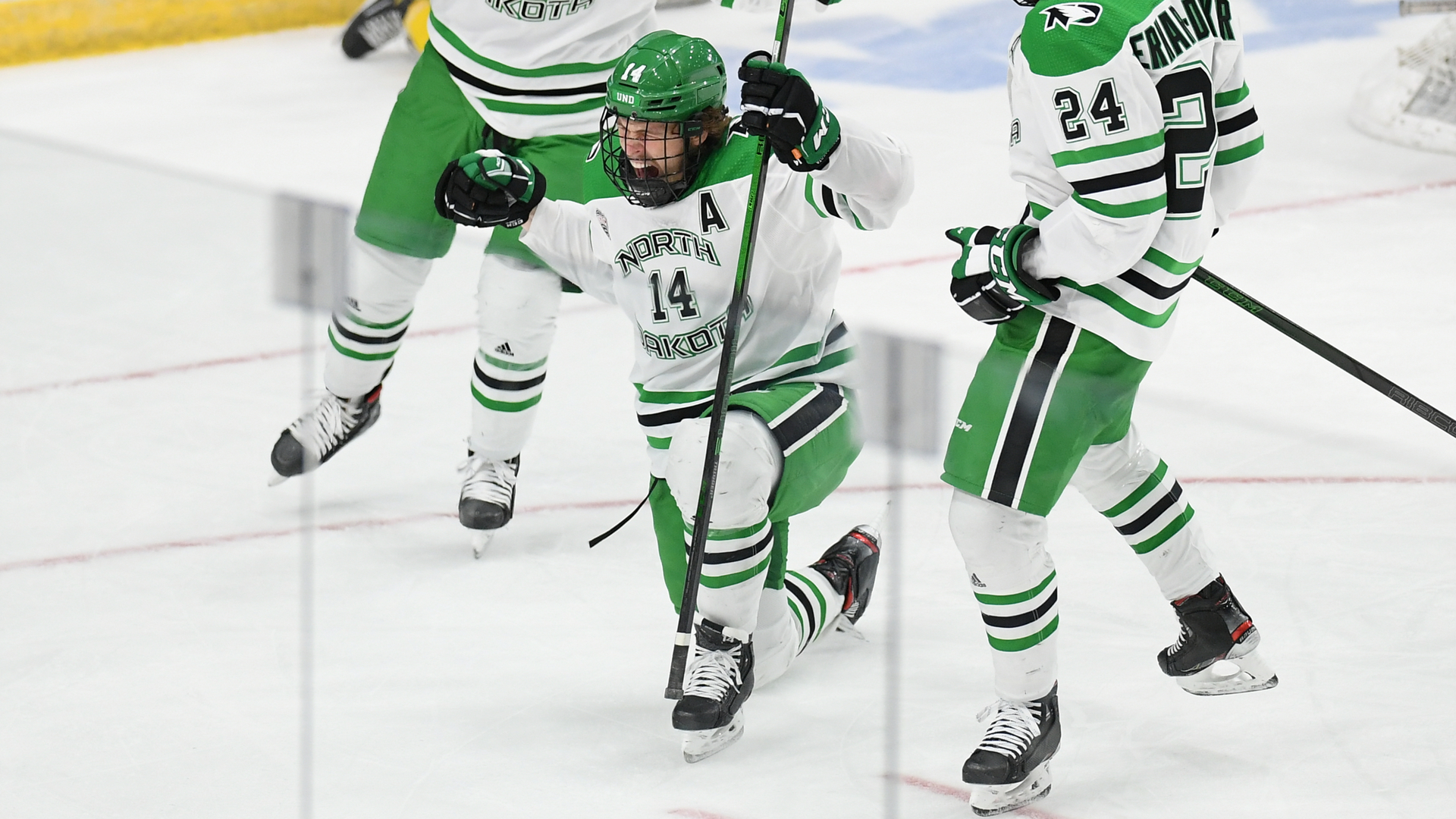 Gaber named UND hockey captain