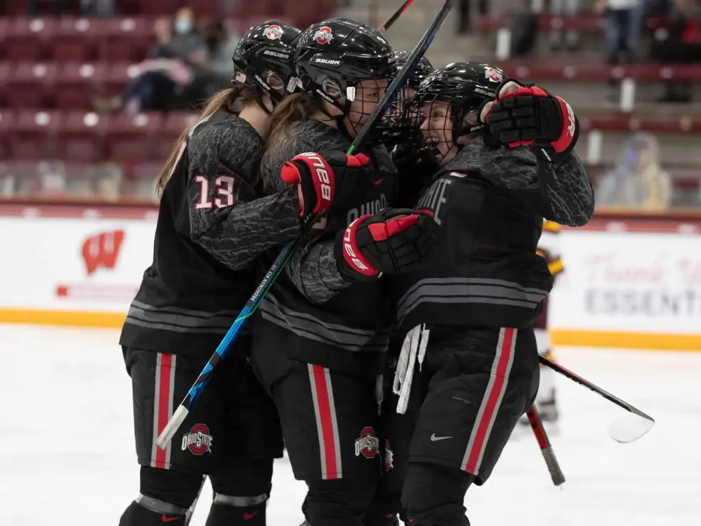 Ohio State women WCHA Final Faceoff 2021