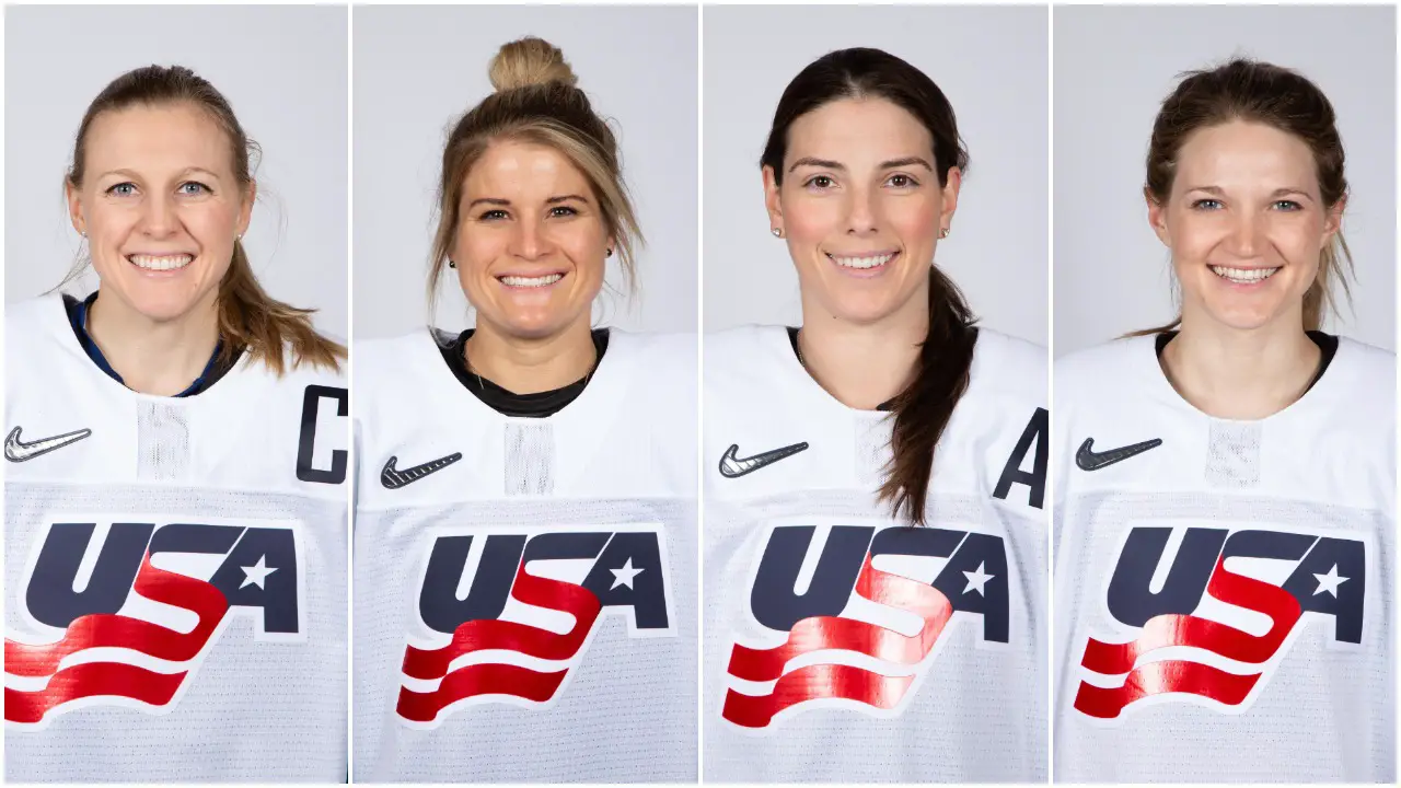 Former Northeastern Star Coyne Schofield Tabbed Captain Of 22 U S Olympic Women S Hockey Team Decker Knight Stecklein Alternates College Hockey Uscho Com