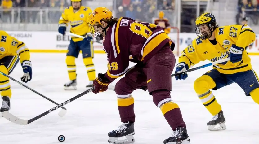 Men's Hockey Downs Stonehill, 5-2 - Lindenwood University Athletics