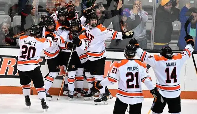 ROUNDUP SABTU: Rangkaian playoff konferensi berlanjut saat dua seri Hoki Atlantik menuju Game Minggu ke-3;  Minnesota, Michigan melaju di B1G;  Minnesota State, NMU maju di CCHA;  ECAC, set semifinal HEA;  Denver, CC lanjutkan di NCHC – College Hockey