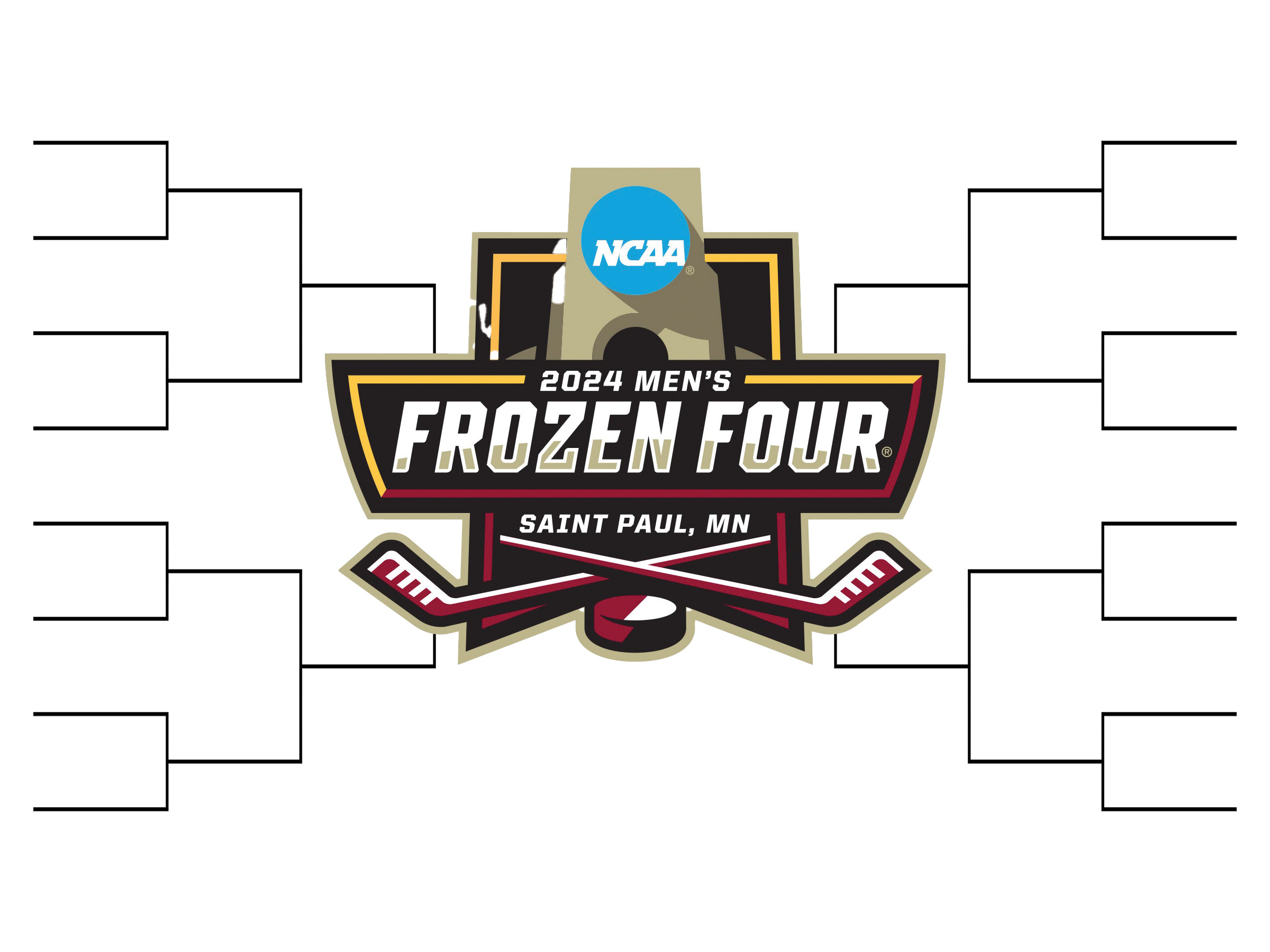 Bracket announced for the 2024 Men's NCAA Division I Ice Hockey
