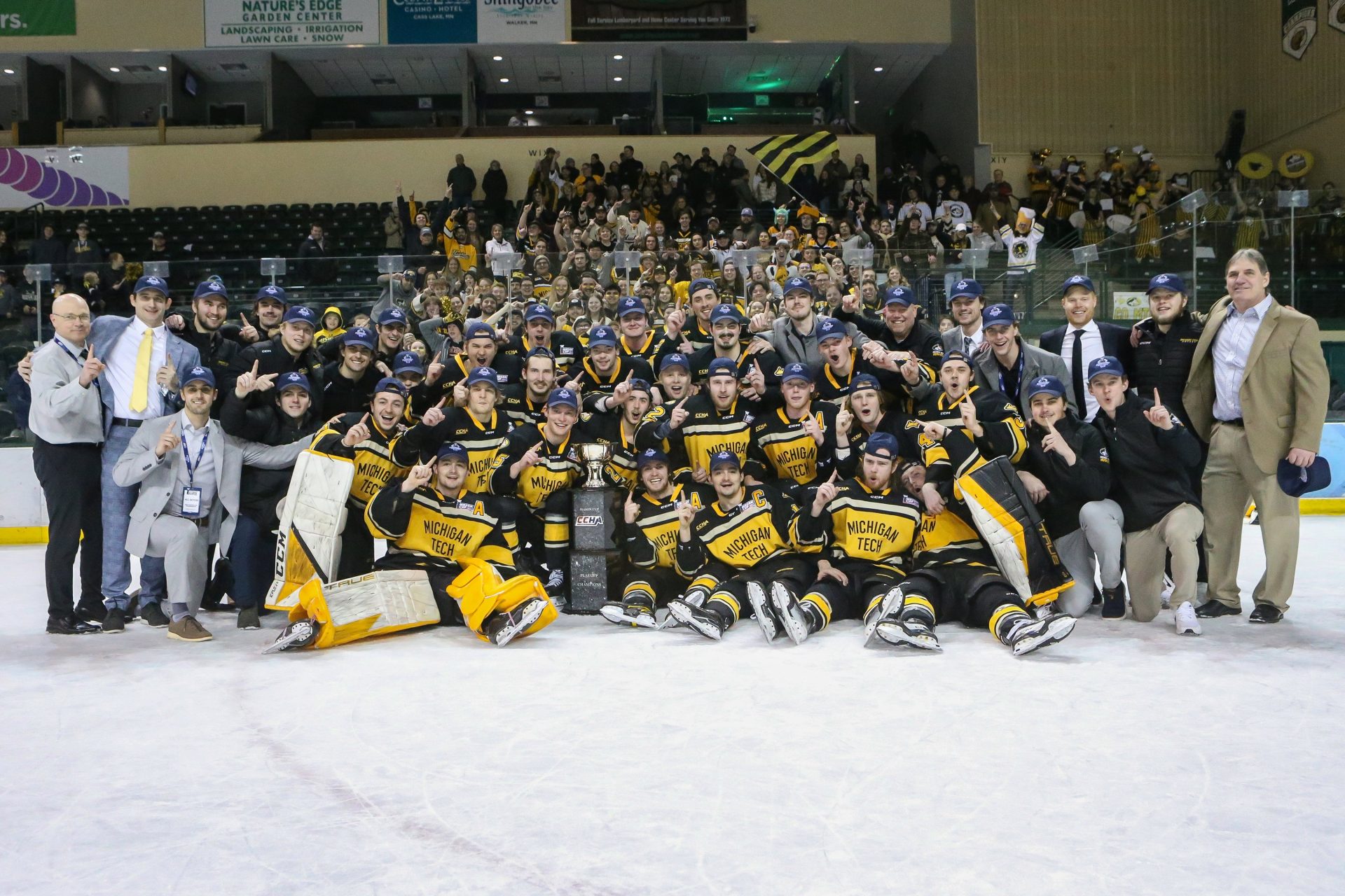 Michigan Tech edges No. 20 Bemidji State to capture 2024 CCHA Mason Cup